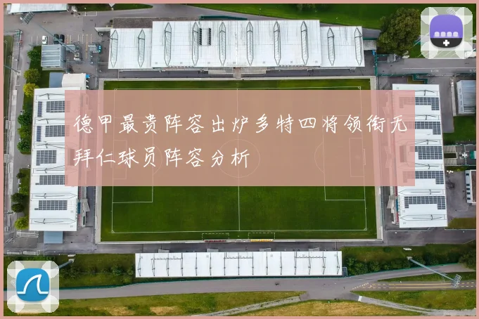 德甲最贵阵容出炉多特四将领衔无拜仁球员阵容分析